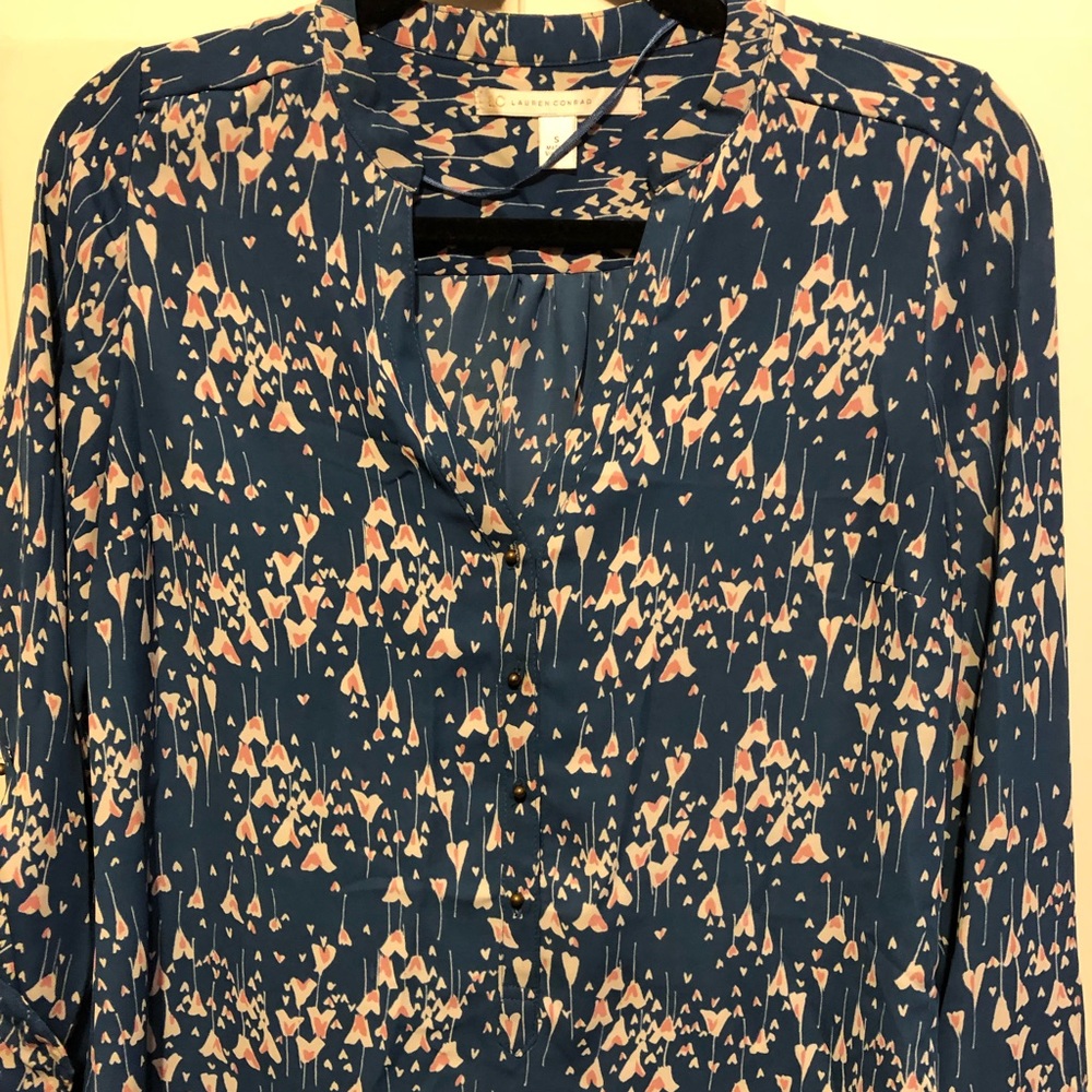 Lauren Conrad Hearts Blouse